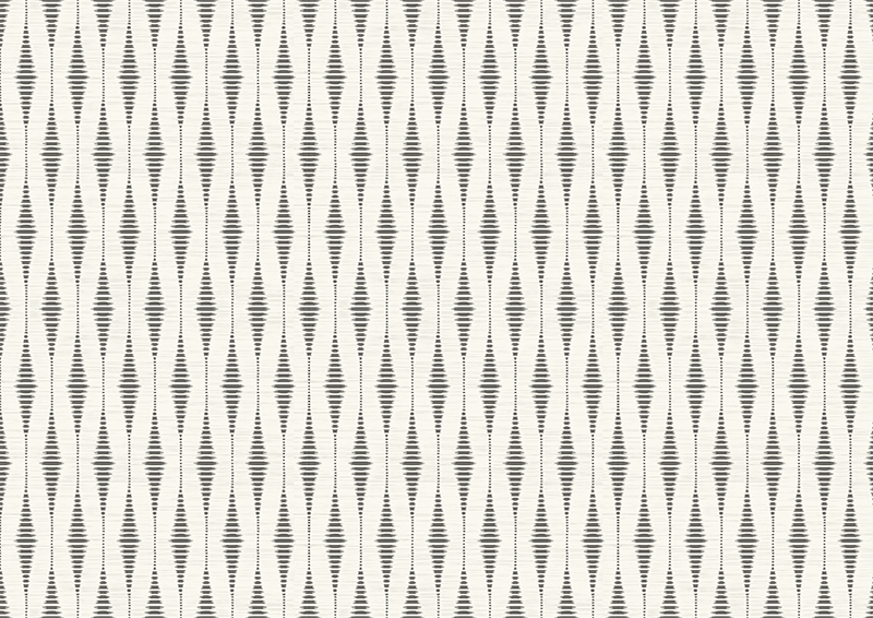 Tapis vinyle moderne rabaul ikat gris et beige - TenStickers