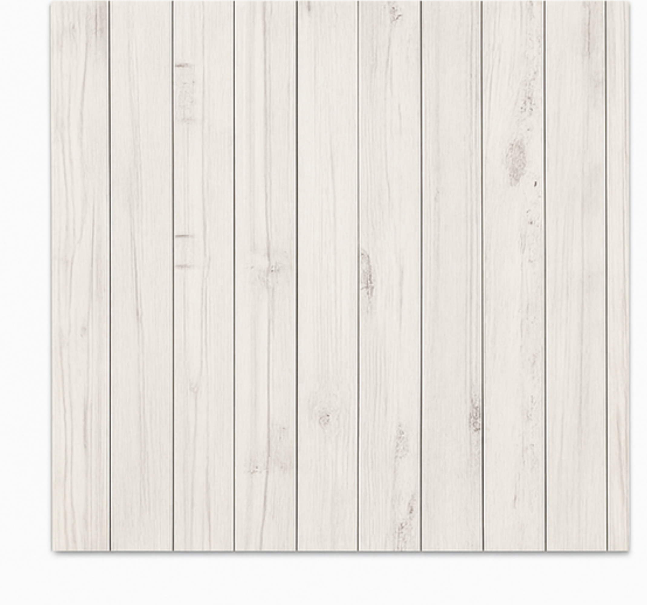 Tapis vinyle salle a manger bois blanc patiné - TenStickers