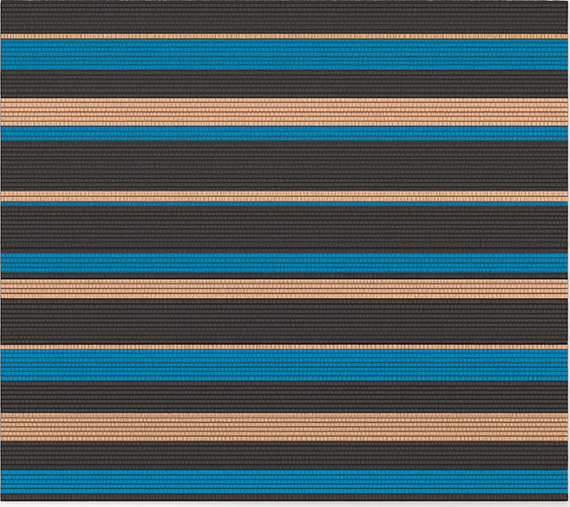 Tapis vinyle cuisine effet tissé aux tons foncés - TenStickers