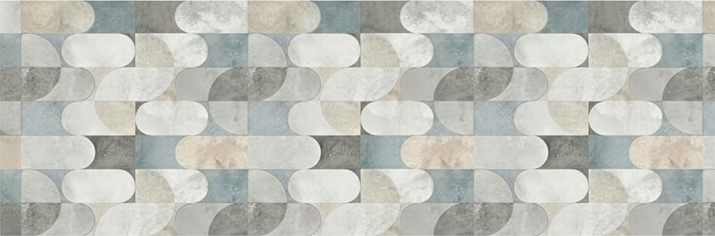 Tapis vinyle cuisine mosaïque de pilules moderne - TenStickers