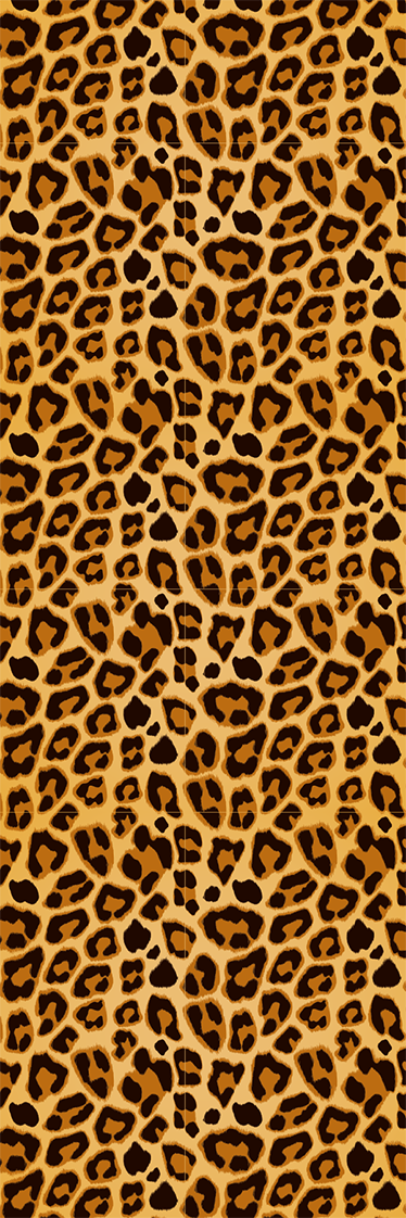 Tapis vinyle animal léopard motif simple - TenStickers