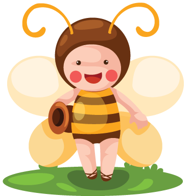 Tapis vinyle animal personnalisé abeille - TenStickers