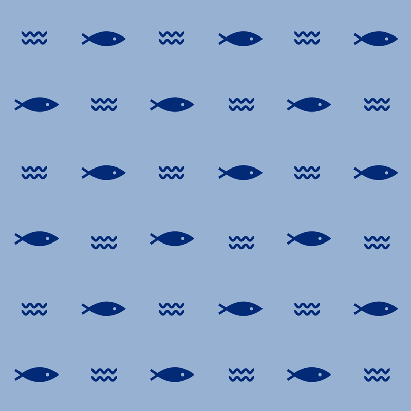 Tapis vinyle animal design de poissons colorés - TenStickers