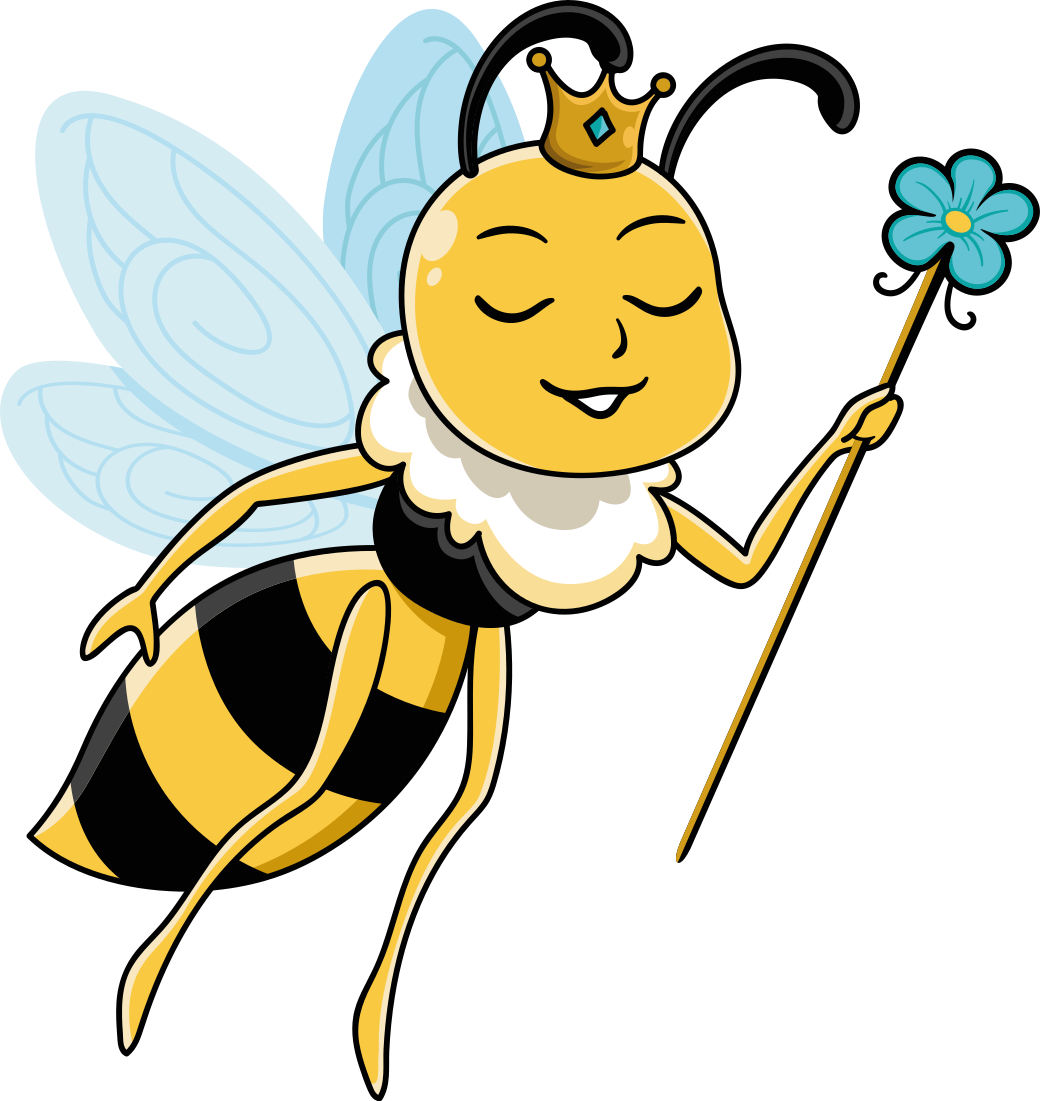Tapis vinyle animal personnage abeille royal - TenStickers