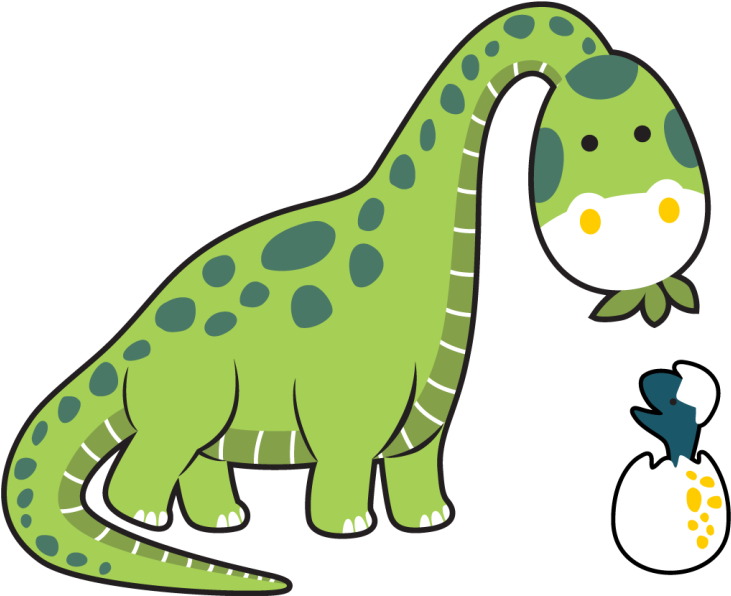 Tapis vinyle animal bébé dinosaure mignon - TenStickers