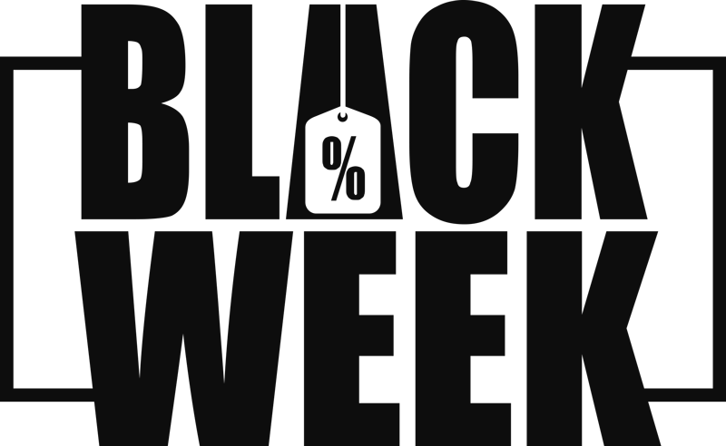 Tapis vinyle black friday pour vitrine décorative - TenStickers