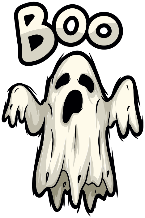 Tapis vinyle halloween figure de fantôme boo - TenStickers