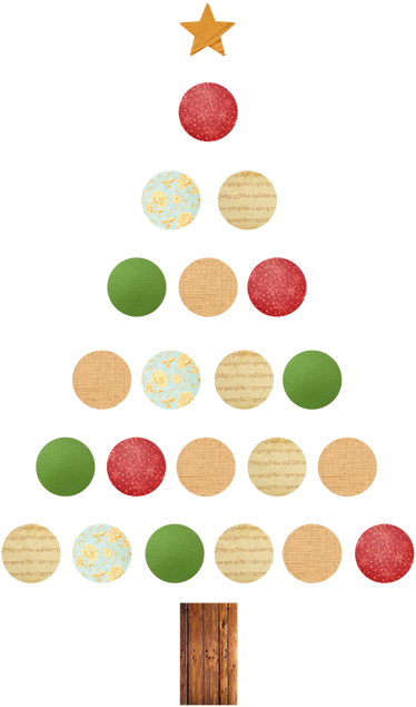 Tapis vinyle noël arbre coloré - TenStickers