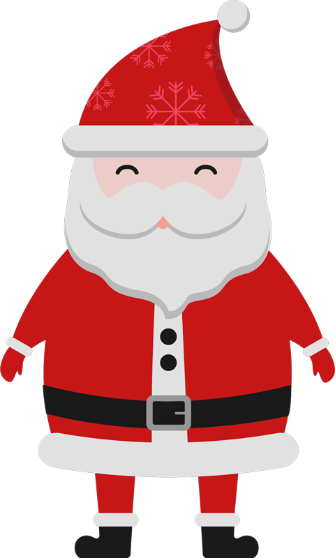 Tapis vinyle noël père noël pour enfants - TenStickers
