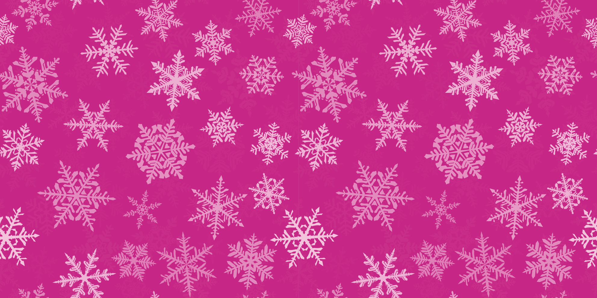 Tapis vinyle noël motif flocons de neige - TenStickers