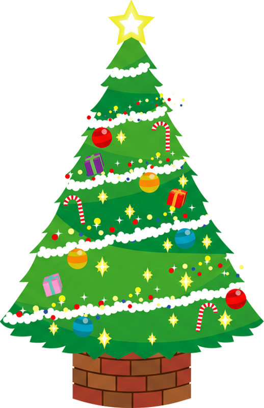 Tapis vinyle noël sapin de noël - TenStickers