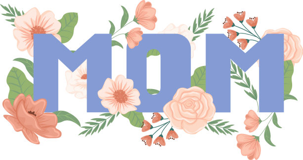 Tapis vinyle fleurs et plantes illustration florale maman - TenStickers