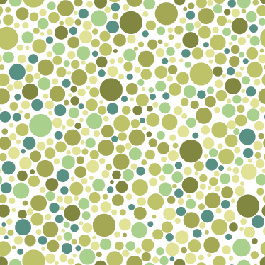 Tapis vinyle salle a manger pois verts - TenStickers