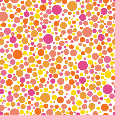Tapis vinyle salle a manger bulles chaleureuses - TenStickers