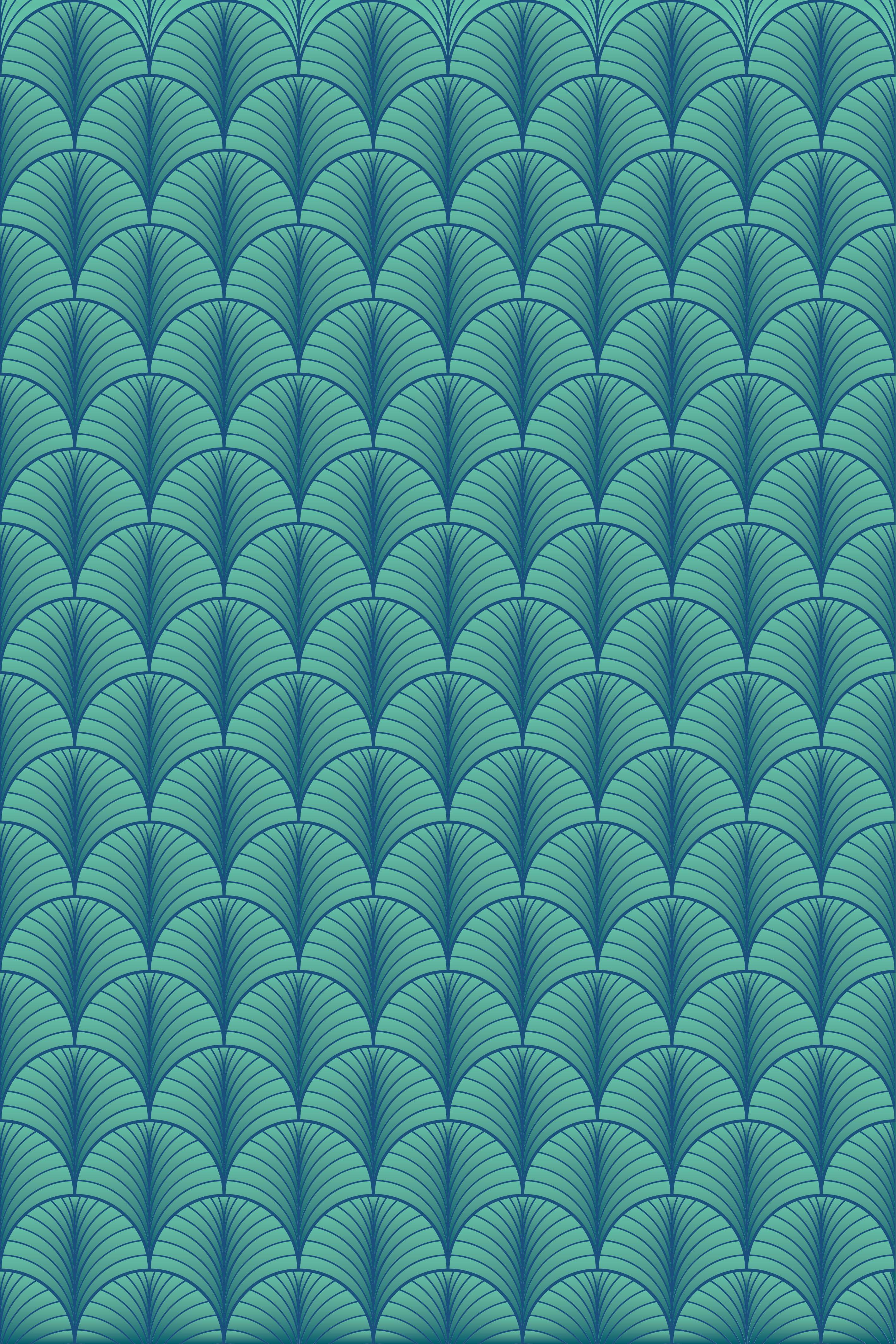 Tapis vinyle salle a manger vert bleu - TenStickers