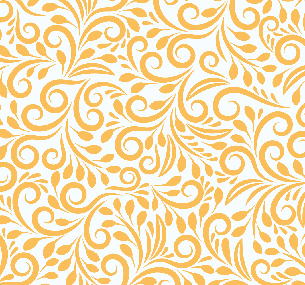 Tapis vinyle cuisine fleurs polonaises jaunes - TenStickers
