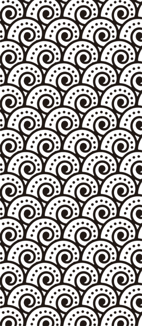 Tapis vinyle salle de bain effet tsunami - TenStickers