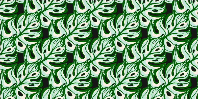 Tapis vinyle fleurs et plantes motif floral éclatant - TenStickers