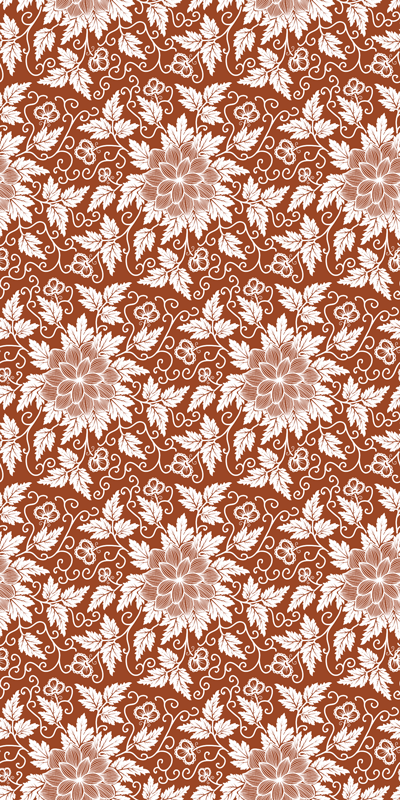 Tapis vinyle fleurs et plantes création botanique - TenStickers