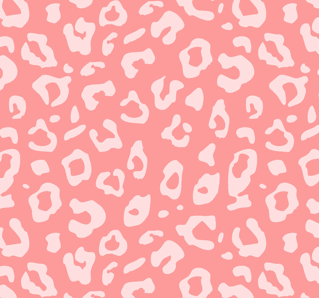 Tapis vinyle animal texture léopard rose - TenStickers