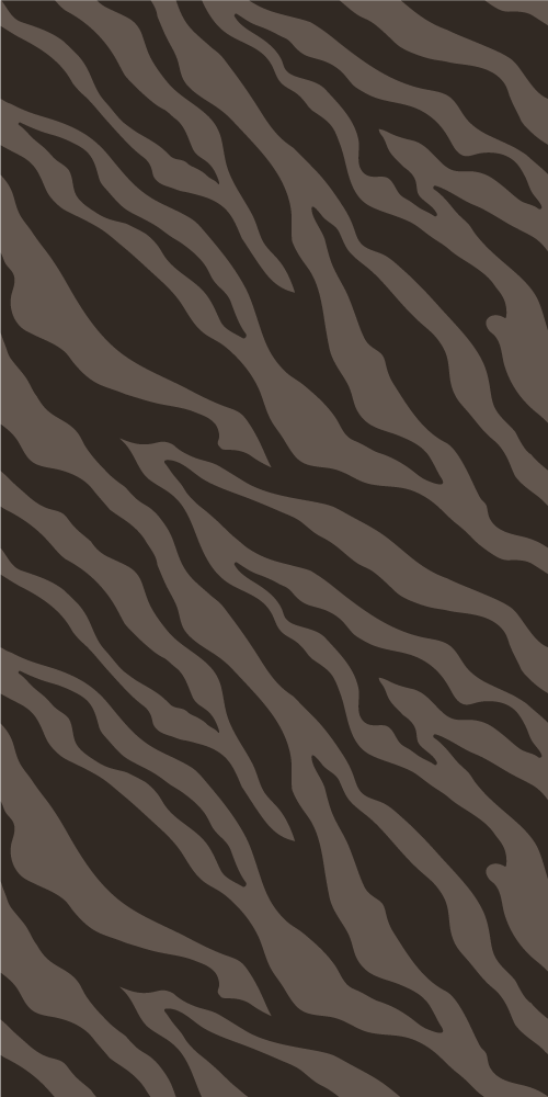Tapis vinyle animal motif zèbre noir - TenStickers