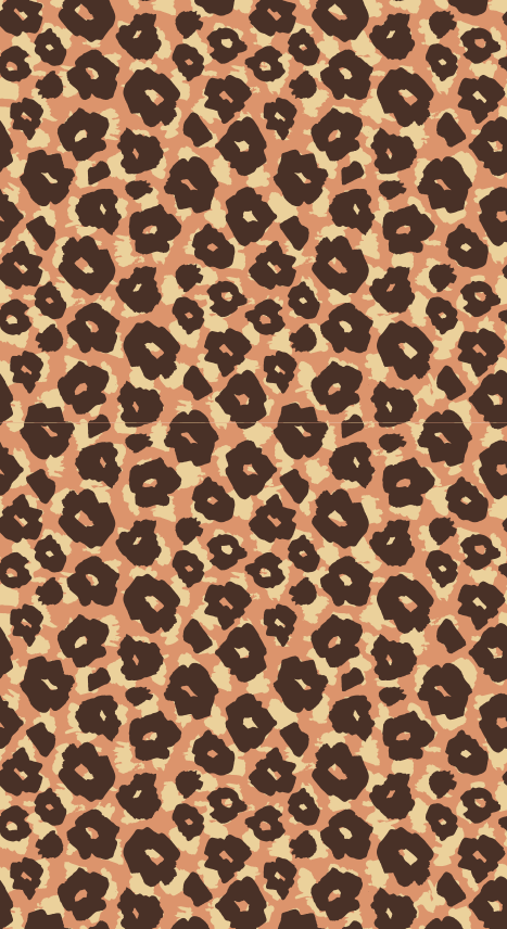 Tapis vinyle animal imitation léopard velouté classique - TenStickers