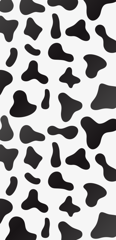 Tapis vinyle animal motif vache - TenStickers