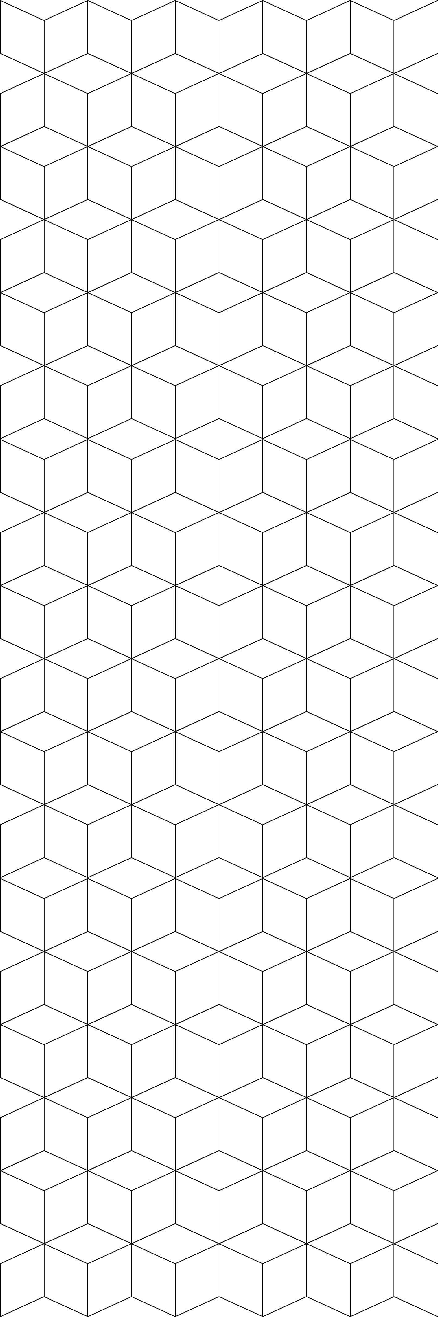 Tapis vinyle géométrique motif cubes géométriques - TenStickers