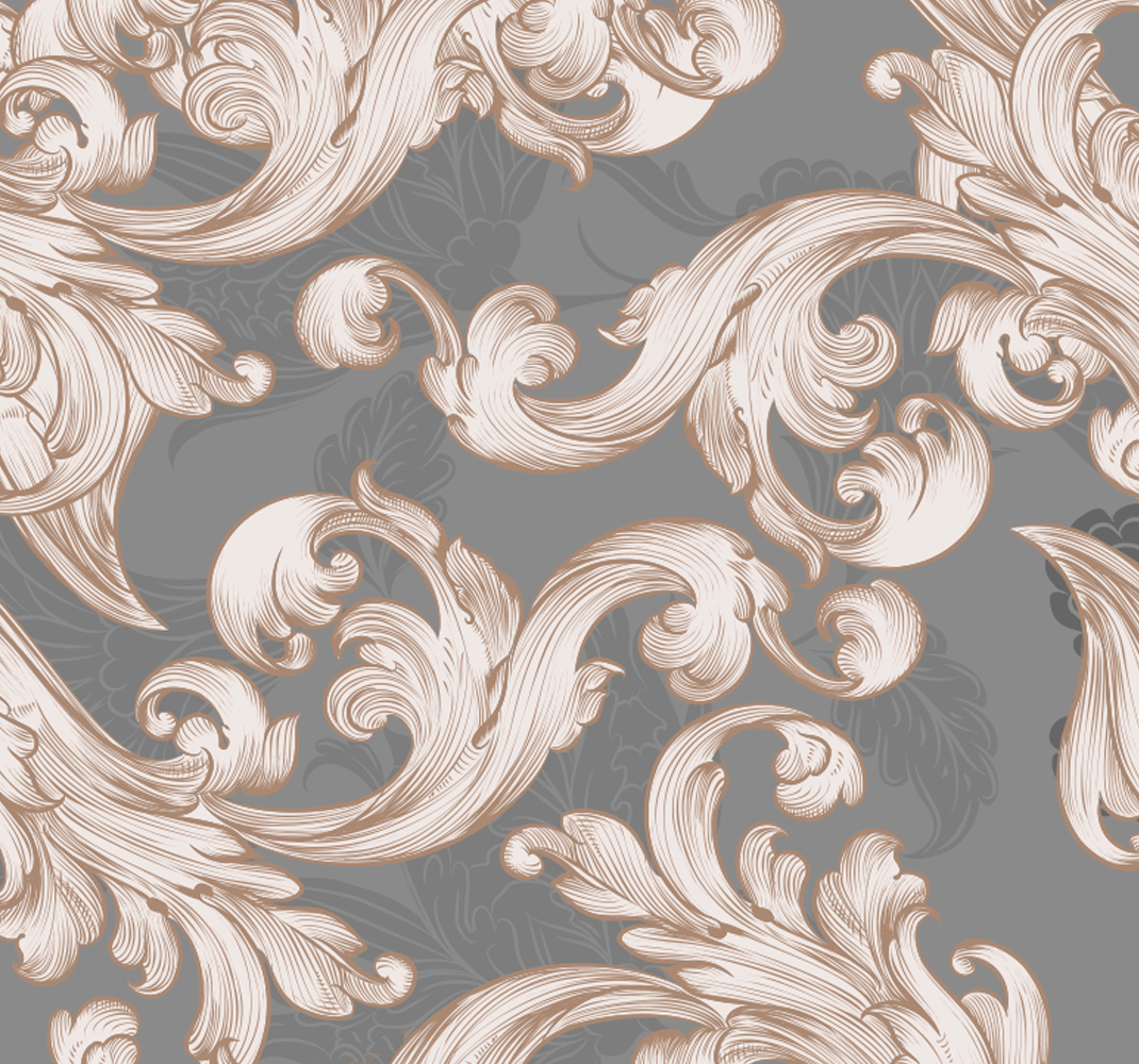 Tapis vinyle chambre élégante grise - TenStickers