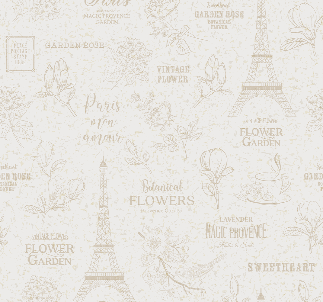 Tapis vinyle chambre style paris - TenStickers