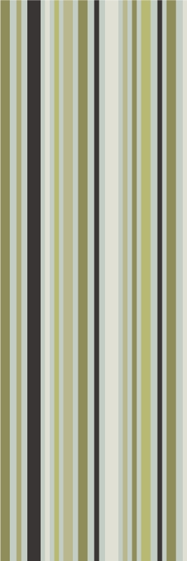 Tapis vinyle chambre motifs géométriques verts - TenStickers