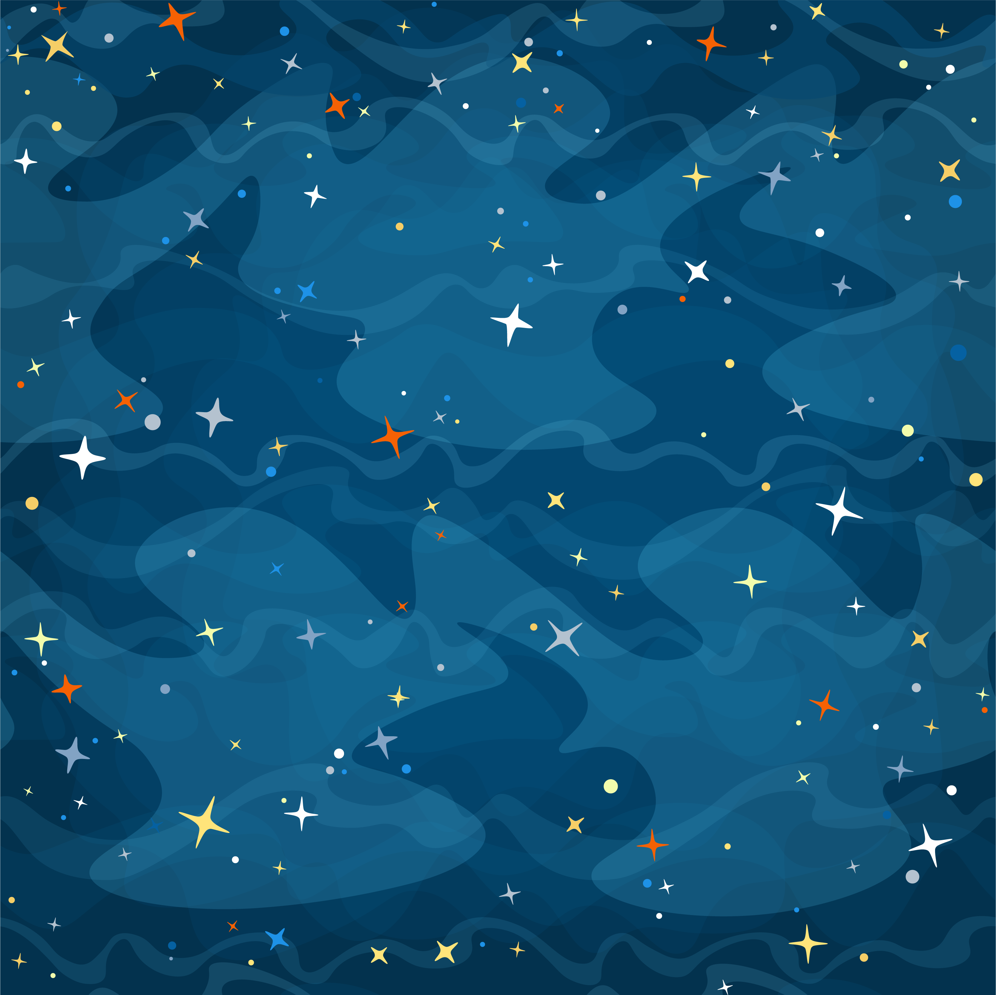 Tapis vinyle chambre camouflage Étoilé - TenStickers