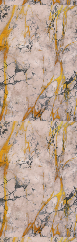 Tapis vinyle chambre marbre doré chaleureux - TenStickers