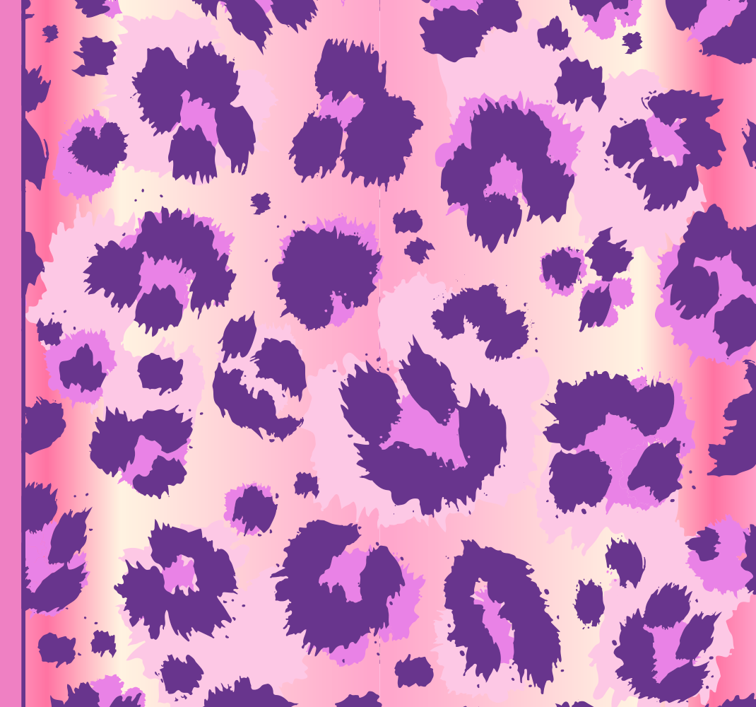 Tapis vinyle chambre fourrure léopard rose - TenStickers