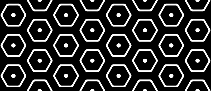 Tapis vinyle géométrique motif minimaliste - TenStickers