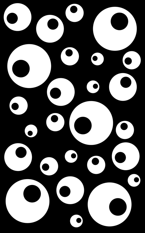 Tapis vinyle géométrique perles d'eau - TenStickers