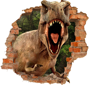 Tapis vinyle pour enfants 3d t-rex - TenStickers