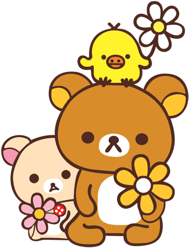 Tapis vinyle pour enfants ours en peluche avec oiseau - TenStickers
