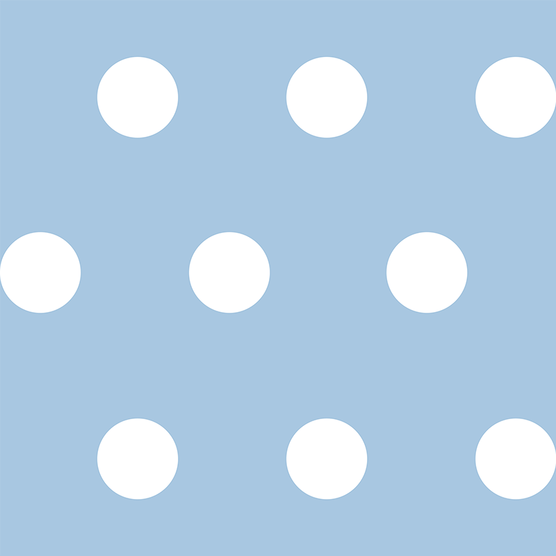 Tapis vinyle chambre à pois - TenStickers