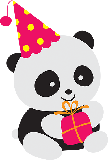 Tapis vinyle pour enfants panda bébé avec cadeau - TenStickers