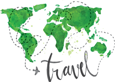 Tapis vinyle carte du monde décoratif voyage - TenStickers