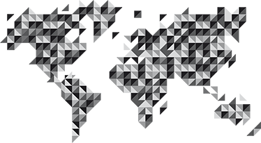 Tapis vinyle carte du monde échelle de gris - TenStickers