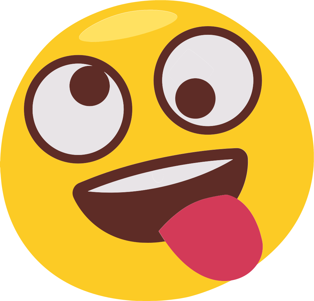 Tapis vinyle pour enfants visage emoji amusant - TenStickers