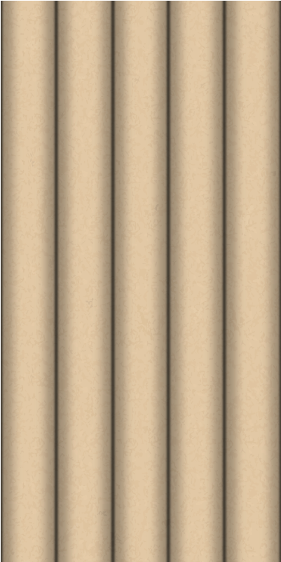 Tapis vinyle salle de bain motif tubes marron minimaliste - TenStickers