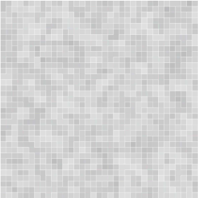 Tapis vinyle salle de bain mosaïque carrelage gris blanc - TenStickers