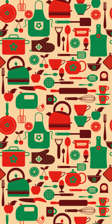 Tapis vinyle cuisine pour meubles de cuisine couverts - TenStickers