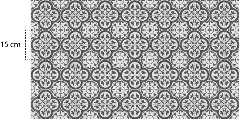 Tapis vinyle cuisine style carrelage marocain - TenStickers
