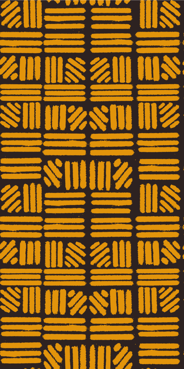 Tapis vinyle chambre art abstrait doré africain - TenStickers