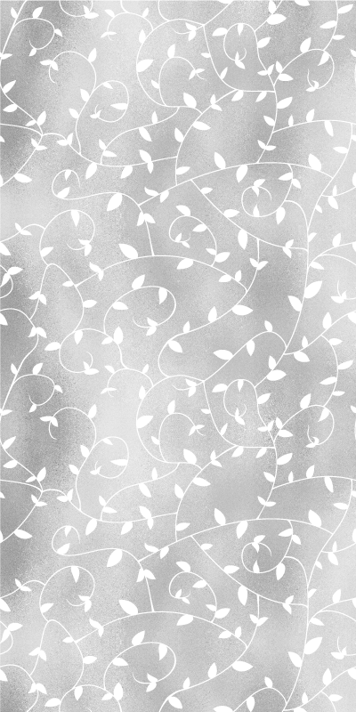 Tapis vinyle bureau branches d'arbre blanches et argentées - TenStickers