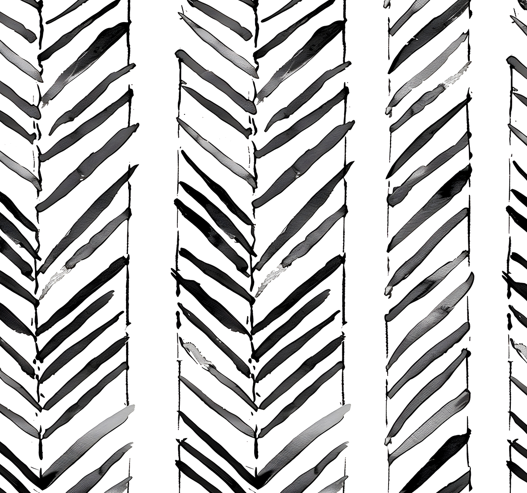 Tapis vinyle bureau design géométrique noir et blanc - TenStickers